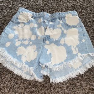 wild fable high waisted acid wash shorts